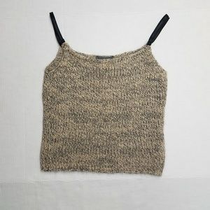 D Exterior Alpaca Blend Knit Tank Top